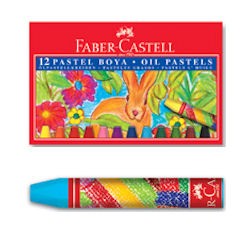 FABER-CASTELL - Faber Castell Pastel Boya 12 Renk