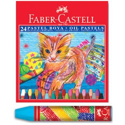 FABER-CASTELL - Faber Castell Pastel Boya 24 Renk