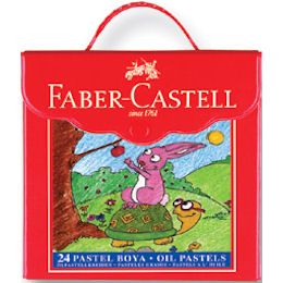 Faber Castell Çantalı Pastel Boya 24 Renk