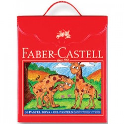 FABER-CASTELL - Faber Castell Çantalı Pastel Boya 36 Renk