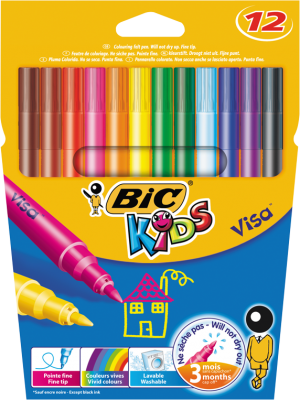 Bic kid Couleur Keçeli Boya Kalemi 12 Renk