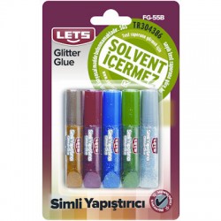 Lets - Rubenis Glue Simli Yapıştırıcı 6 Renk