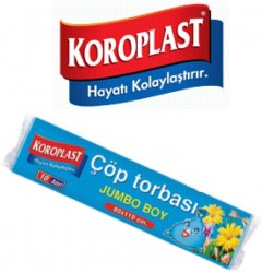 Koroplast - Koroplast Çöp Torbası 80x110cm Jumbo Boy Koroplast - Koroplast Çöp Torbası 80x110cm Jumbo Boy