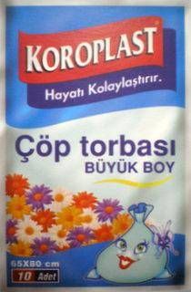 Koroplast Çöp Torbası 65x80cm Büyük Boy