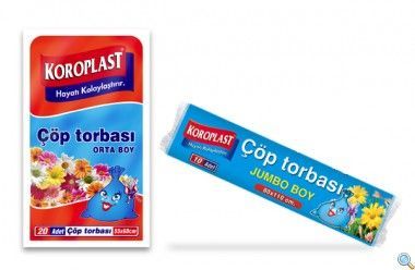 Koroplast Çöp Torbası 55x60cm Orta Boy