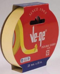 Vege - Vege Çift Taraflı Bant 24mm x 25m Vege - Vege Çift Taraflı Bant 24mm x 25m